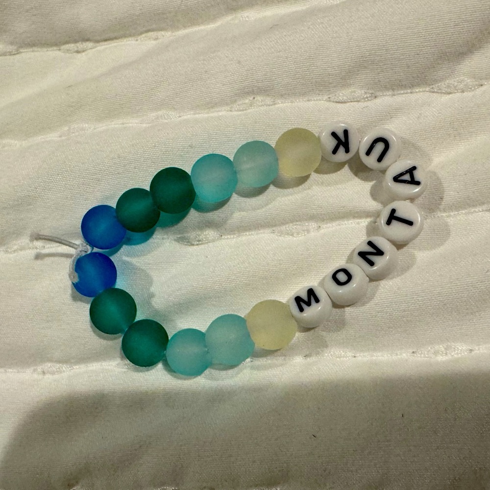 handmade beaded bracelet